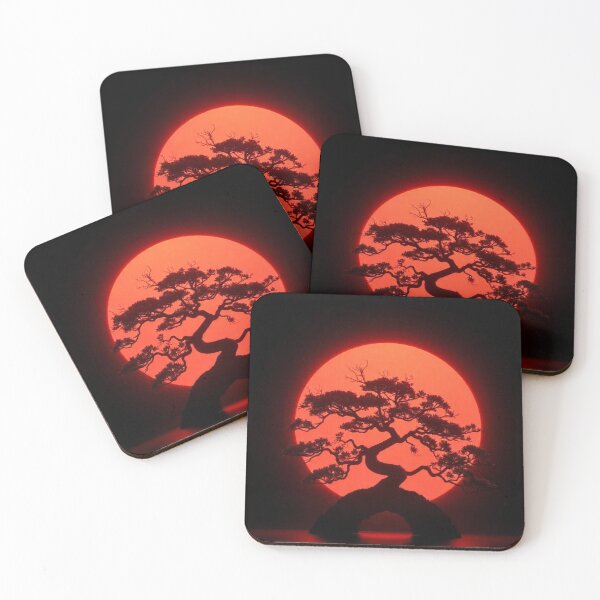 Item preview, Bonsai against Red Sun designed and sold by Asiantrendzz.
