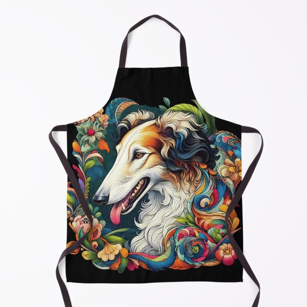 Item preview, Colorful Borzoi, Art Deco style. A dog that everyone loves. designed and sold by MrPila.