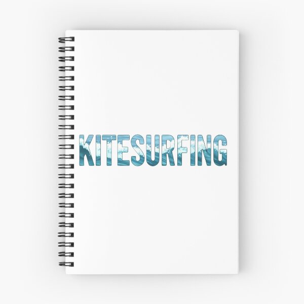 Item preview, Original and unisex kitesurfing typography design with waves background designed and sold by StyleFused.