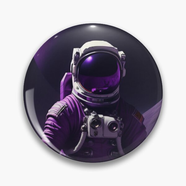 Item preview, Astronaut on a purple planet designed and sold by Purpleflex.