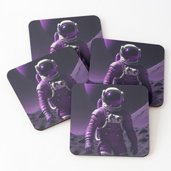 Item preview, Astronaut on a purple planet designed and sold by Purpleflex.