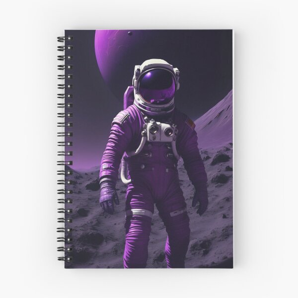 Item preview, Astronaut on a purple planet designed and sold by Purpleflex.