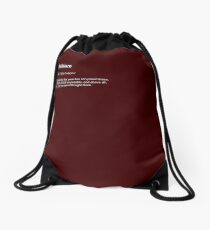 Big Lebowski | Dudeism Philosophy Dictionary Definition Short-Sleeve Tee Drawstring Bag