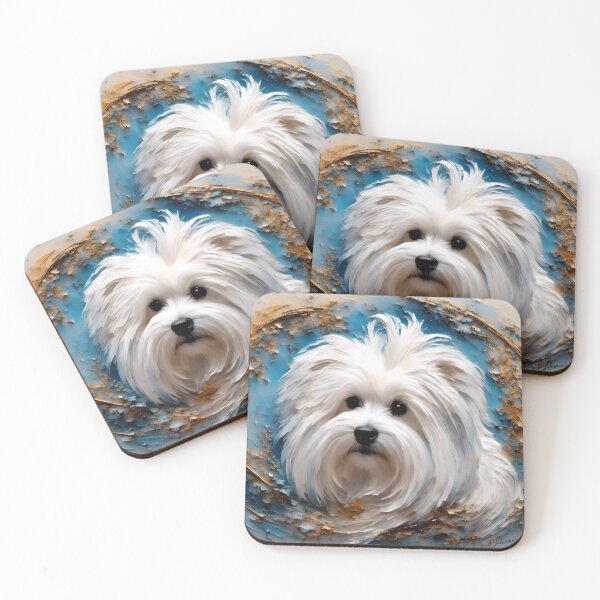 Item preview, Dog Art - Coton de Tulear 2 designed and sold by JJArtCreations.