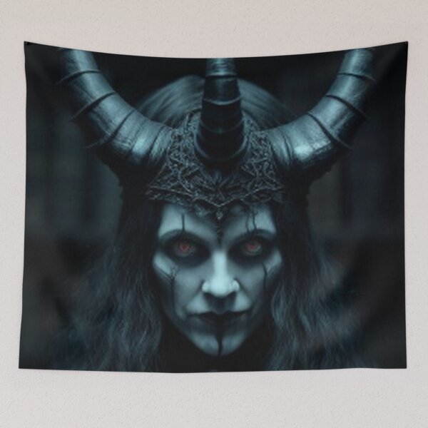 Item preview, Dark Haunting Demon Witch Art designed and sold by TheDarkWardrobe.