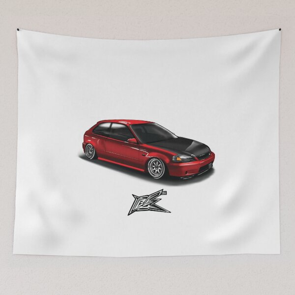Item preview, civic ek hatchback red designed and sold by NaquashM.