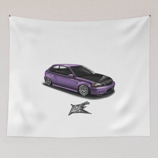 Item preview, civic ek hatchback purple  designed and sold by NaquashM.