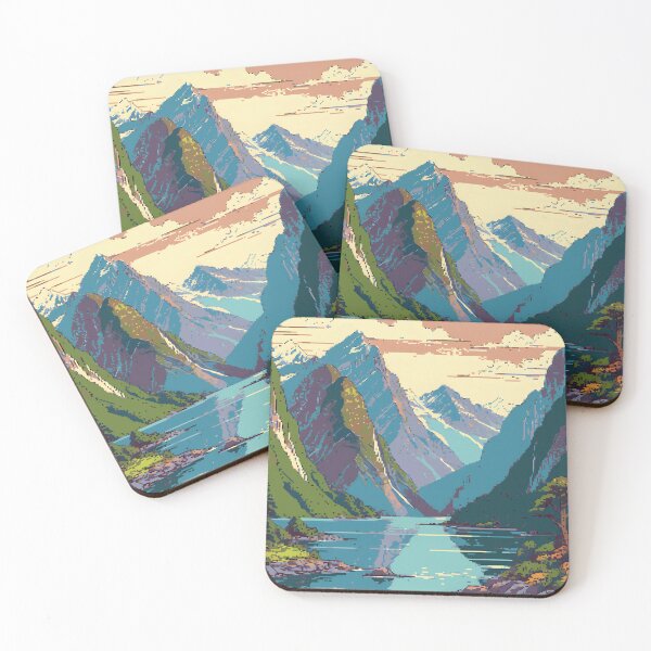 Item preview, Pixel Reflections of Milford Sound designed and sold by NaturePixel.