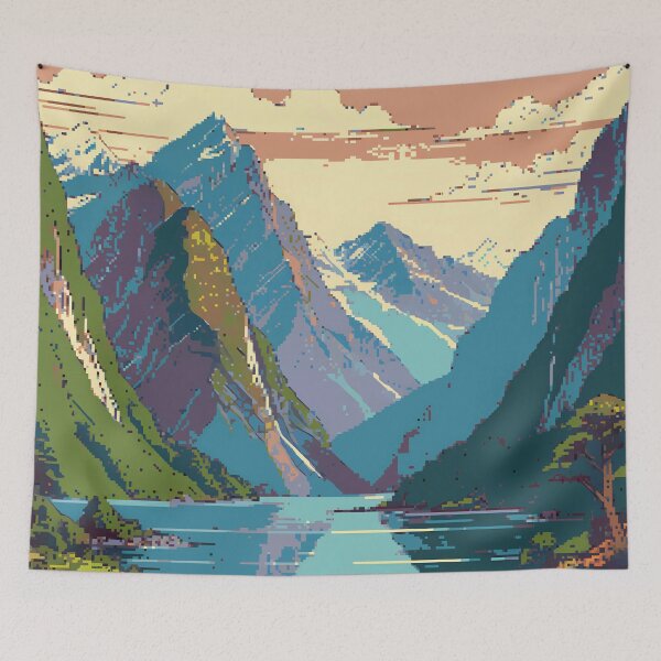 Item preview, Pixel Reflections of Milford Sound designed and sold by NaturePixel.