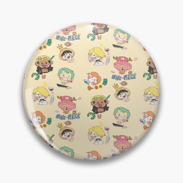 Artikelvorschau, Cute Chibi One Piece Strawhat Pirates Pack entworfen und verkauft von Lapiiin Art.