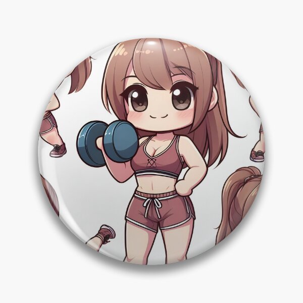 Item preview, Cute Fit chibi  Girl pattern  designed and sold by StickyGuys.
