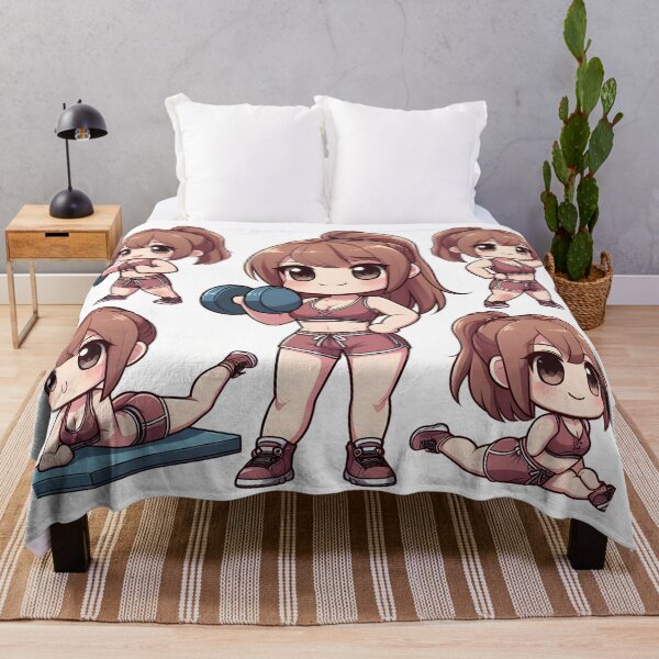 Item preview, Cute Fit chibi Girl pattern designed and sold by StickyGuys.