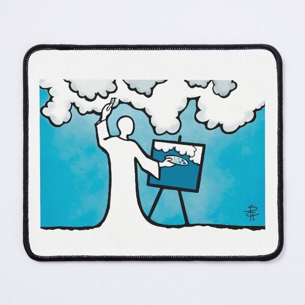 Item preview, Watercolor of clouds designed and sold by Patchouli-Crea.