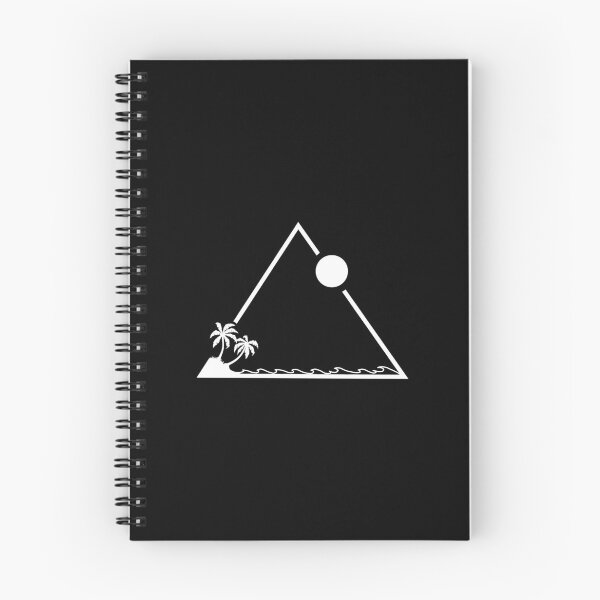 Item preview, Palm trres and waves minimal geometric triangle designed and sold by gegogneto.
