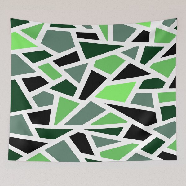 Item preview, Geodesic Abstract Pattern 16 Lime Green Khaki designed and sold by taiche.
