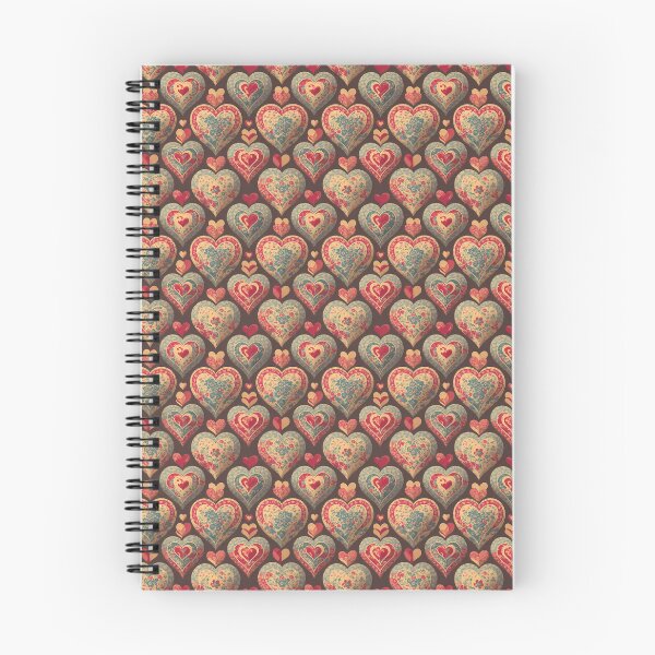 Item preview, Abstract Floral Hearts Pattern designed and sold by FlowerMeFlorals.