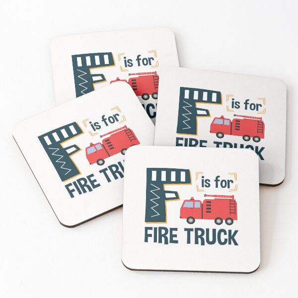 Item preview, F Is for Fire Truck Alphabet Kids designed and sold by jaygo.
