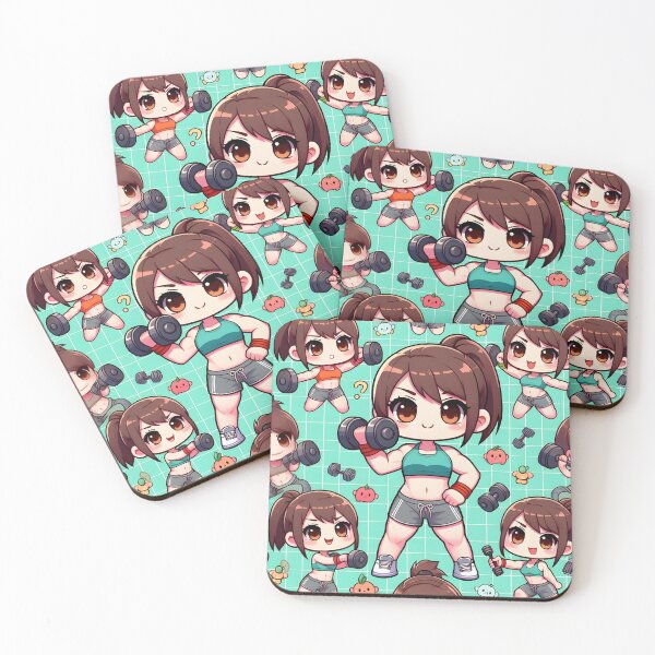 Item preview, Cute Fit Anime  Girl pattern  designed and sold by StickyGuys.
