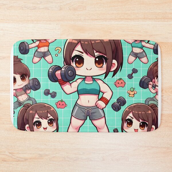 Item preview, Cute Fit Anime  Girl pattern  designed and sold by StickyGuys.