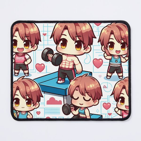 Item preview, Cute Fit Anime Girl pattern designed and sold by StickyGuys.
