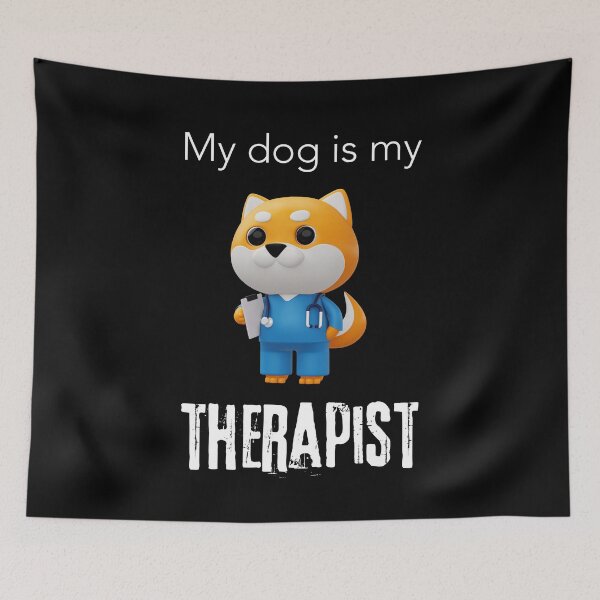 Item preview, My Dog is my Therapist : Gift to Dog Lovers designed and sold by ecolatur.