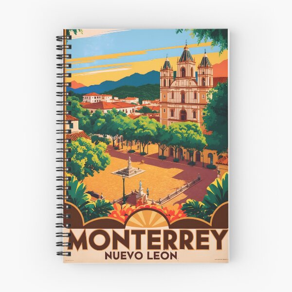 Item preview, Monterrey Nuevo Leon Mexico Vintage Travel Tourism  designed and sold by TravelersGems.