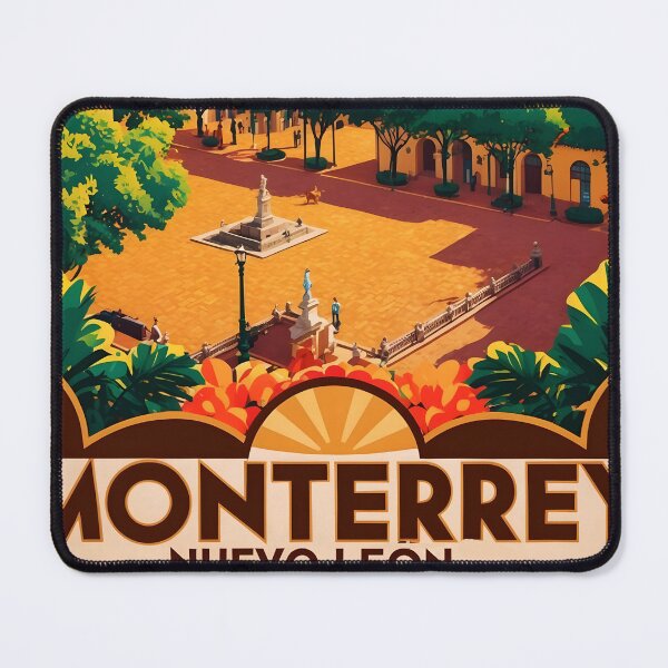 Item preview, Monterrey Nuevo Leon Mexico Vintage Travel Tourism designed and sold by TravelersGems.