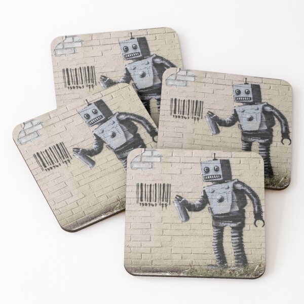 Item preview, Banksy Street Art Robot designed and sold by martin max.