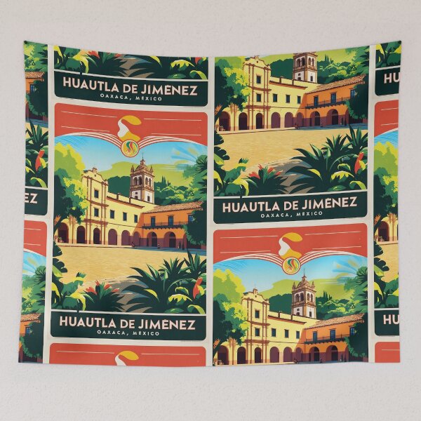 Artikelvorschau, Huautla de Jimenez Oaxaca Mexiko Vintage Reisetourismus  entworfen und verkauft von TravelersGems.