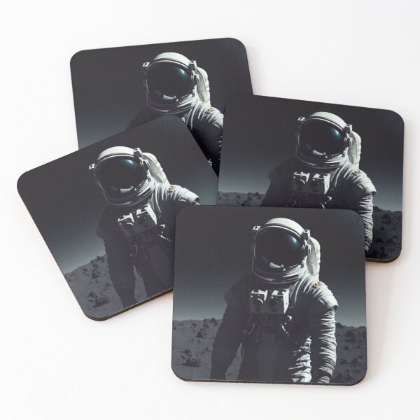 Item preview, Astronaut on a dark gothic planet designed and sold by Purpleflex.