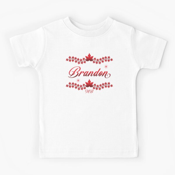 Item preview, Brandon Manitoba from Tjays a Big Bold and Red Design on a Cool designed and sold by TJays.