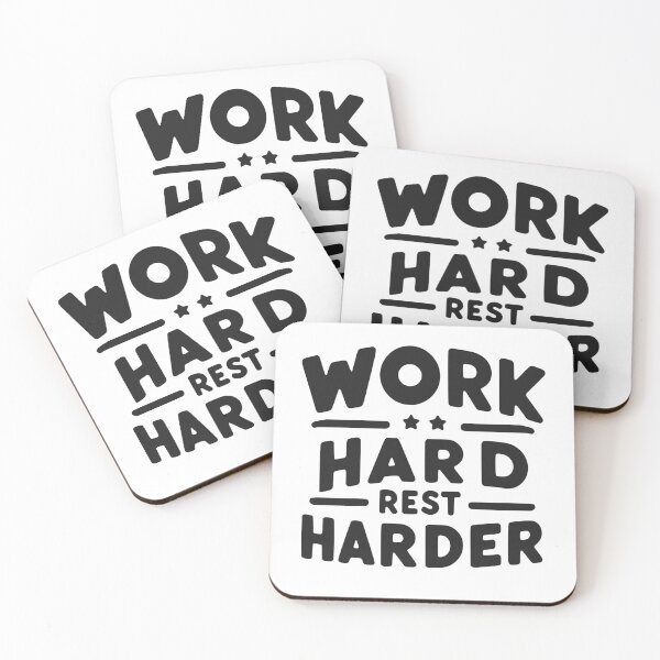 Item preview, Work Hard Rest Harder designed and sold by Frank Ring.