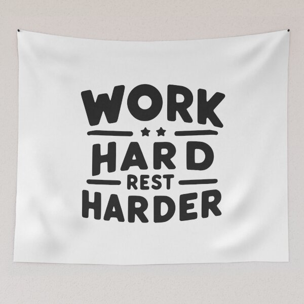 Item preview, Work Hard Rest Harder designed and sold by Frank Ring.