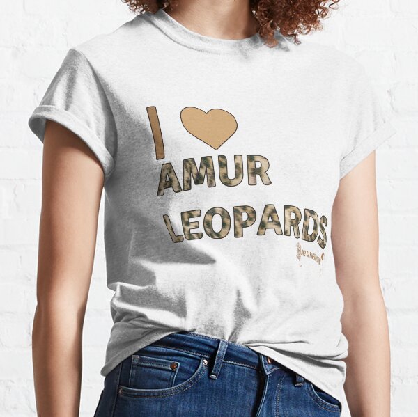 Amur Leapord - Bamboo / Cotton T-Shirt - Unisex - EarthCitizen