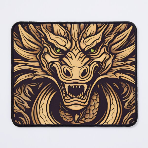 Item preview, Golden Dragon Majesty, funny, gifts, dragon, golden,  designed and sold by Ewelina  Niemiec.