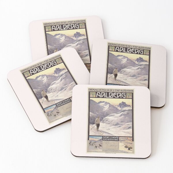 Item preview, Vintage Arlberg Winter Sports Poster by Gustav Jahn designed and sold by AustriabyPublic.
