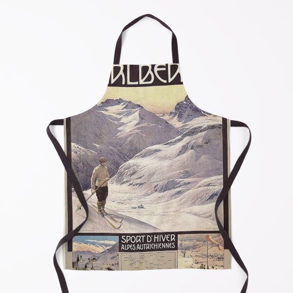 Item preview, Vintage Arlberg Winter Sports Poster by Gustav Jahn designed and sold by AustriabyPublic.