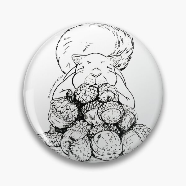 Item preview, Squirrel Ink Drawing designed and sold by TheDrawingZoo.