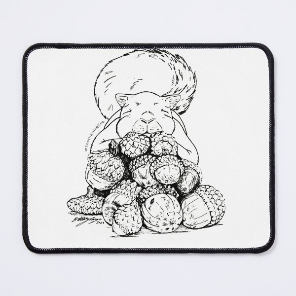Item preview, Squirrel Ink Drawing designed and sold by TheDrawingZoo.