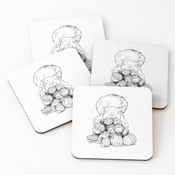 Item preview, Squirrel Ink Drawing designed and sold by TheDrawingZoo.