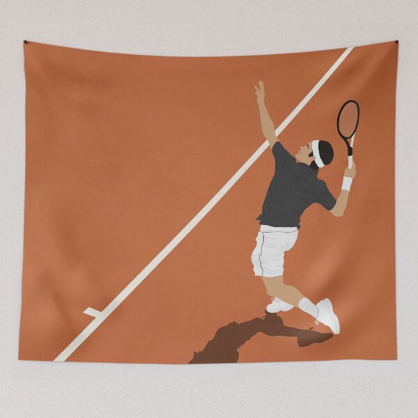 Item preview, Tennis Clay Court Ace Illustration designed and sold by archetype prints.
