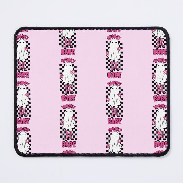 Item preview, Halloween Ghost Spooky Babe, Funny, Retro, Vintage, Checkered, Pink designed and sold by MrsCreative1.