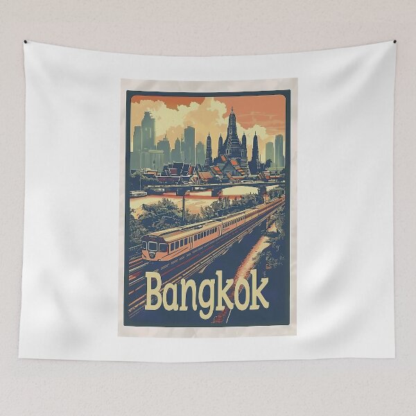 Item preview, Bangkok Eternal: Illustrated Memories designed and sold by MidArtForge.