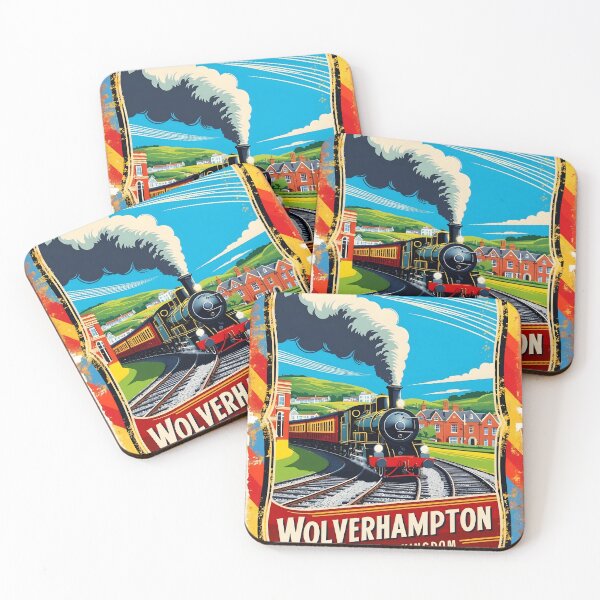 Item preview, Wolverhampton United Kingdom Vintage Travel Tourism  designed and sold by TravelersGems.