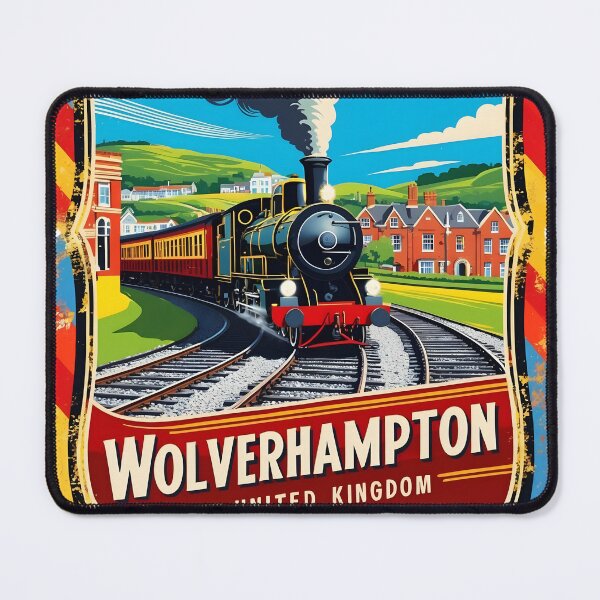 Item preview, Wolverhampton United Kingdom Vintage Travel Tourism  designed and sold by TravelersGems.