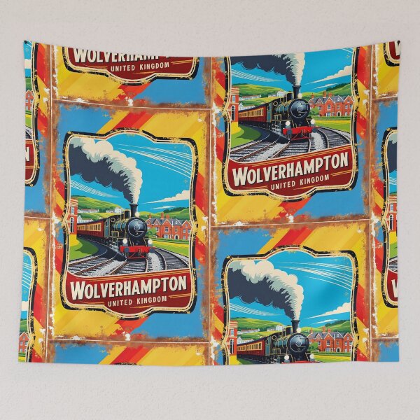 Item preview, Wolverhampton United Kingdom Vintage Travel Tourism  designed and sold by TravelersGems.