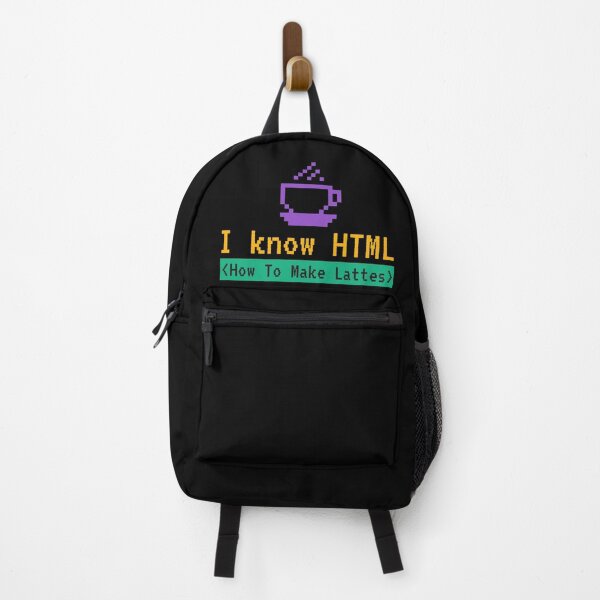 Item preview, I know HTML: How To Make Lattes - Funny Tech designed and sold by Circle-Cats.