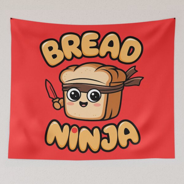 Item preview, bread ninja designed and sold by 123ks.