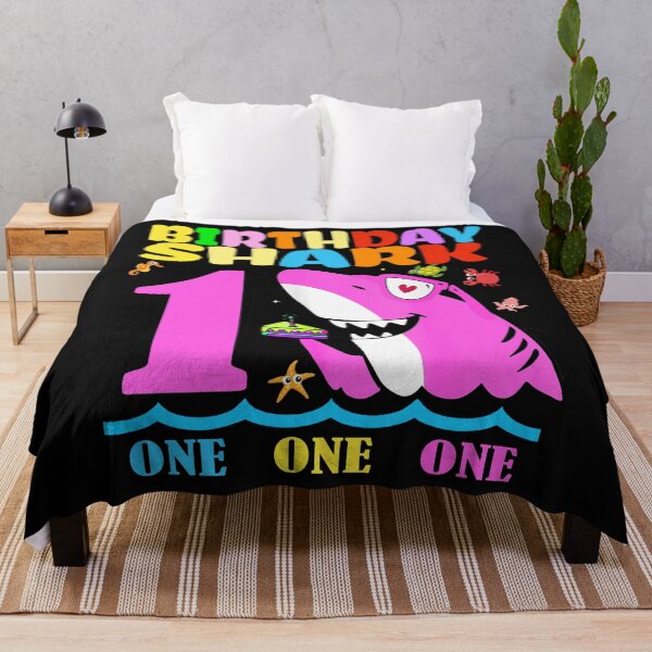 Item preview, 1 year Birthday Shark Girl ,1st anniversary, Birthday one one one designed and sold by BASKF.