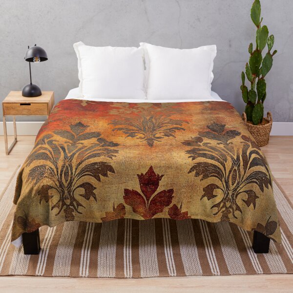 Item preview, Autumn Regal: Rustic Damask Pattern in Warm Hues designed and sold by Octavia Soldani.